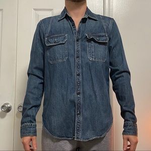 Dark blue denim